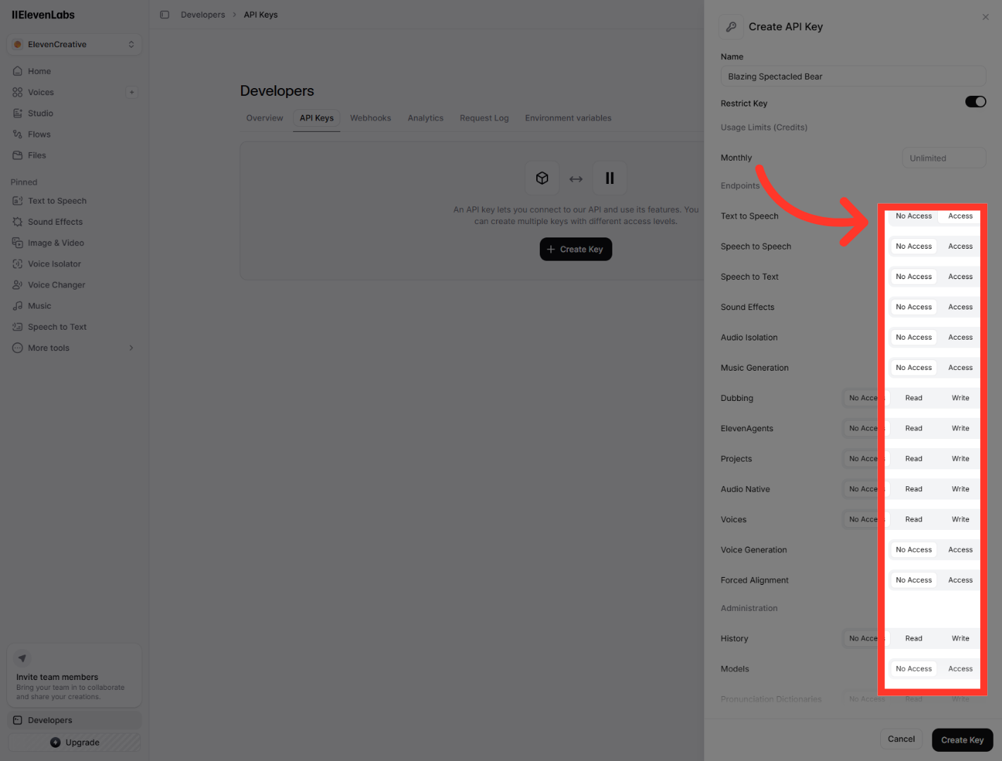 Grant Access Permission