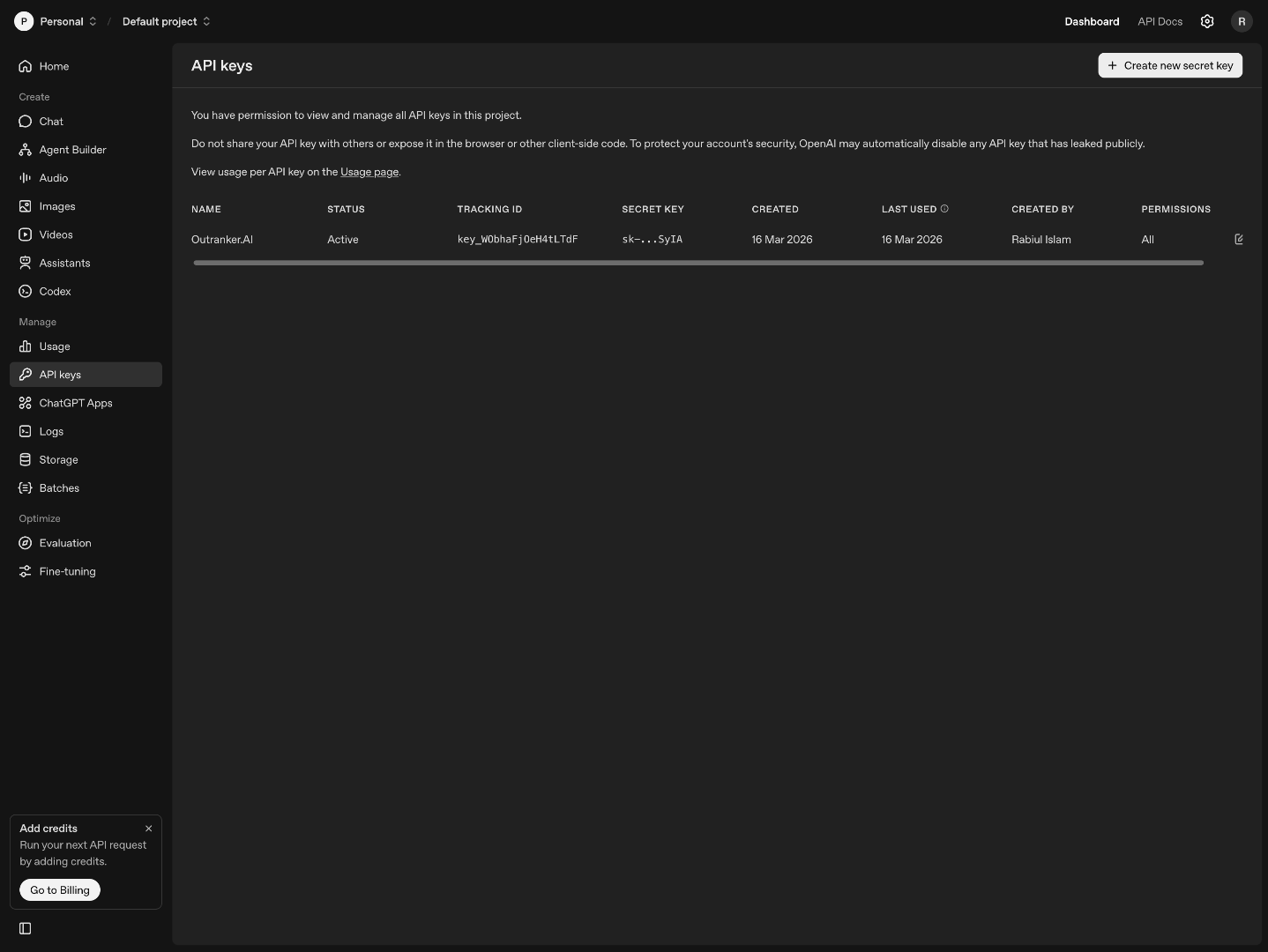 Switch To OpenAI Website