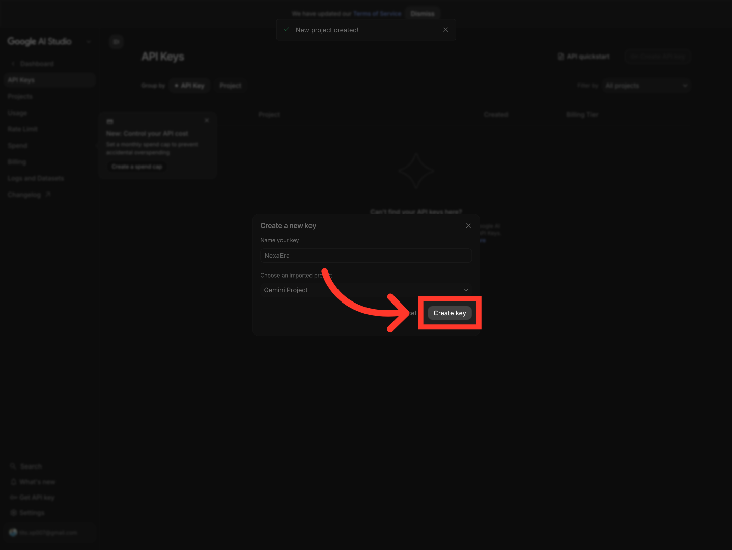Generate API Key