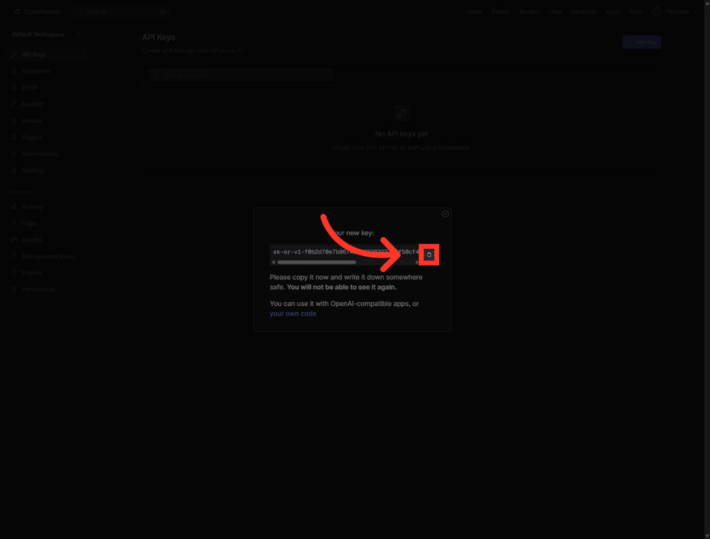 Complete API Key Setup
