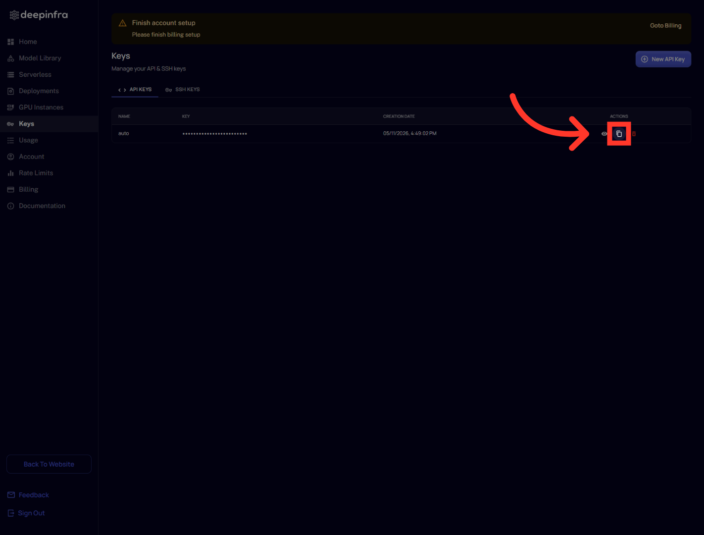 Navigate Within Dashboard