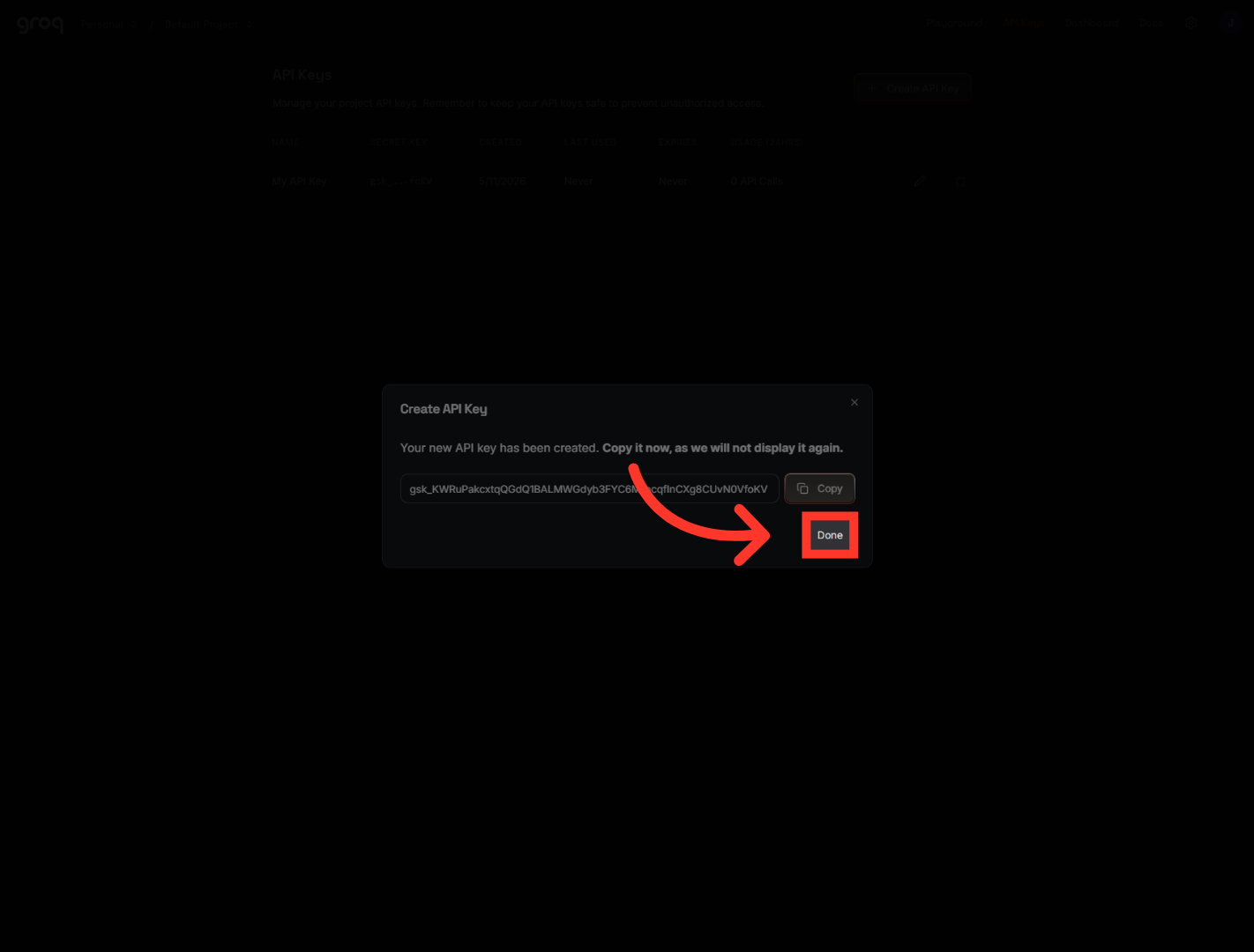 Complete API Key Setup