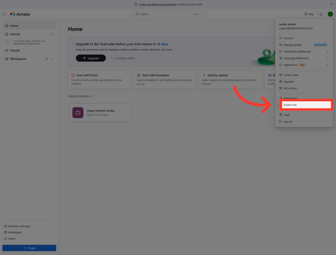 Access Builder Hub