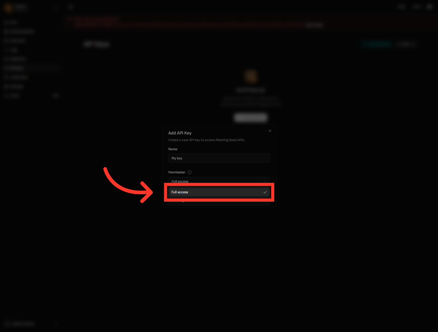 Set Full Access Permission