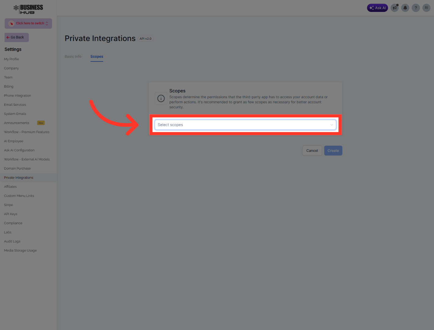 Navigate Through Setup Options