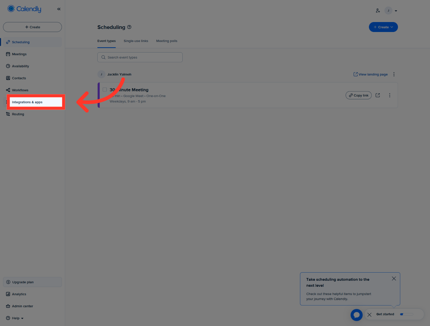 Access Integrations & Apps