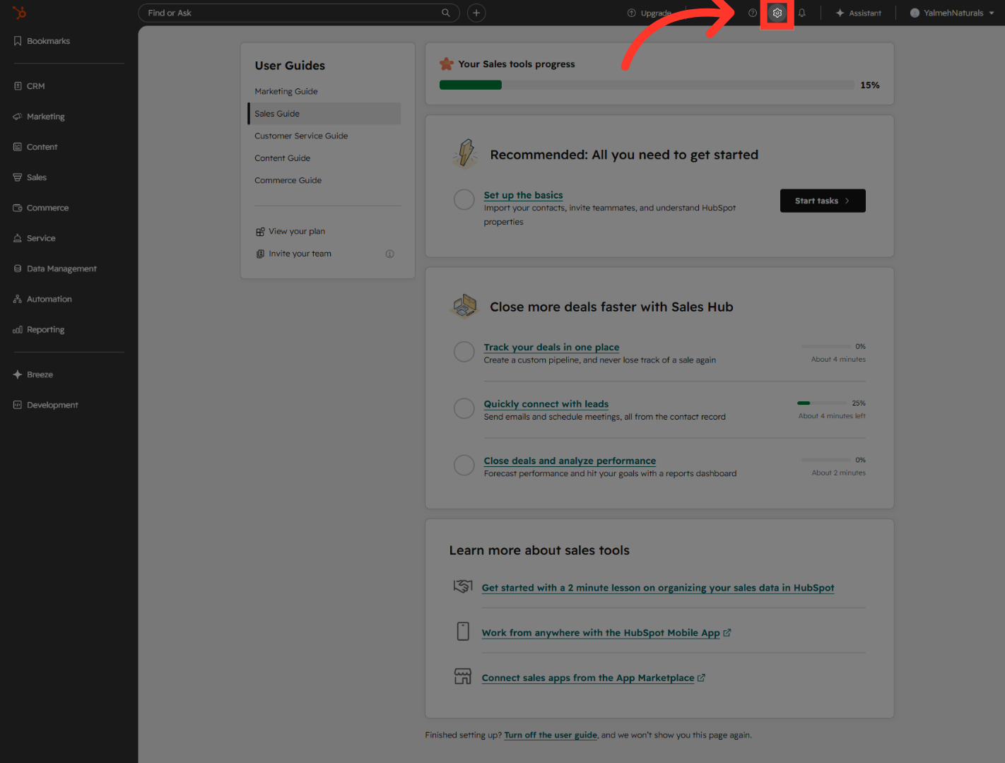 Access HubSpot User Guide