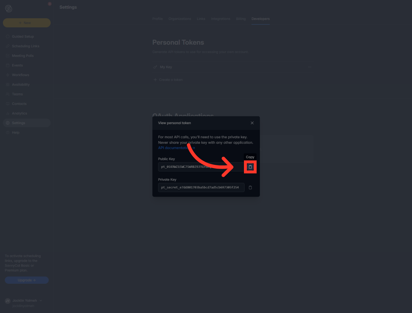 Access Token Details