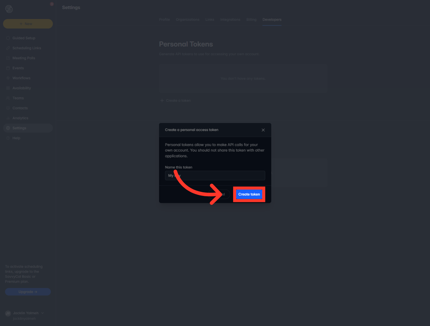 Create the Token