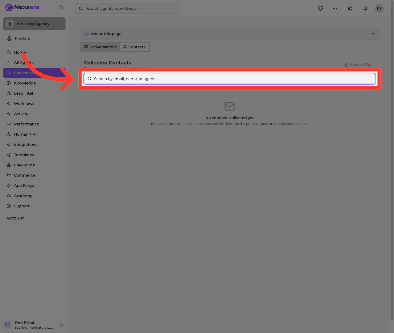 Search Contacts