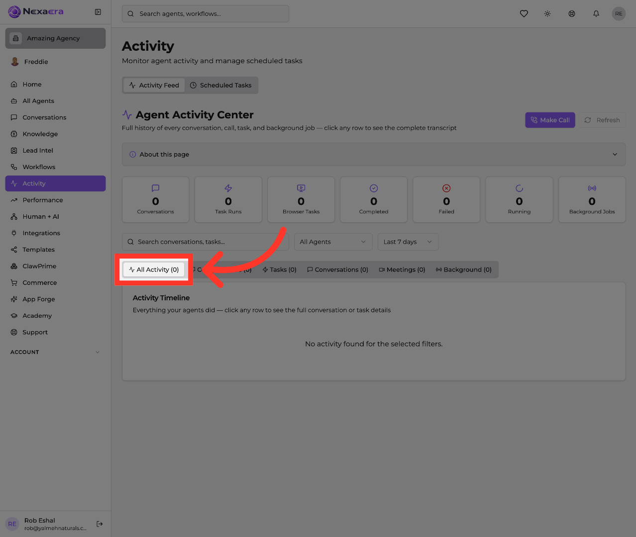View All Activity