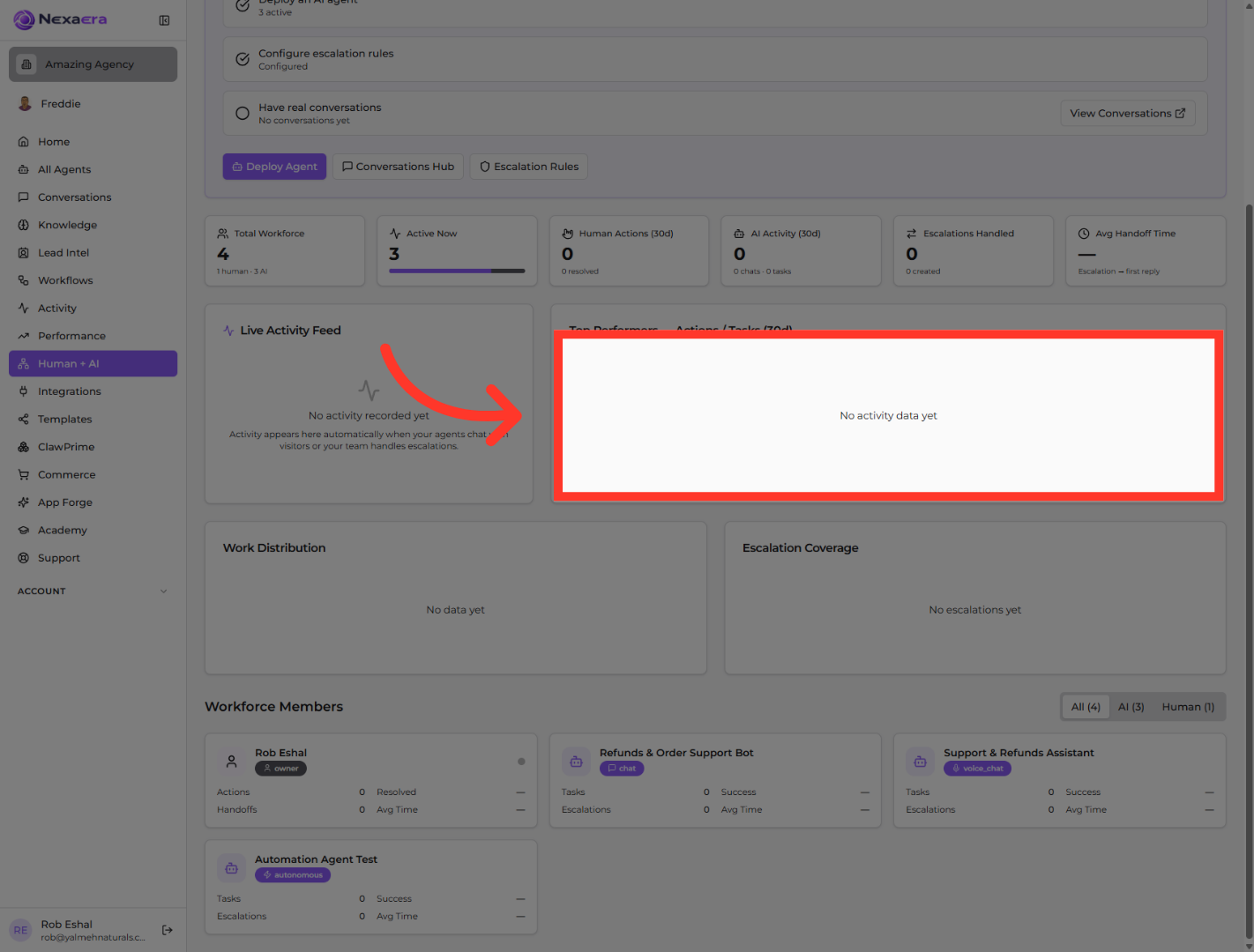 View Activity Data