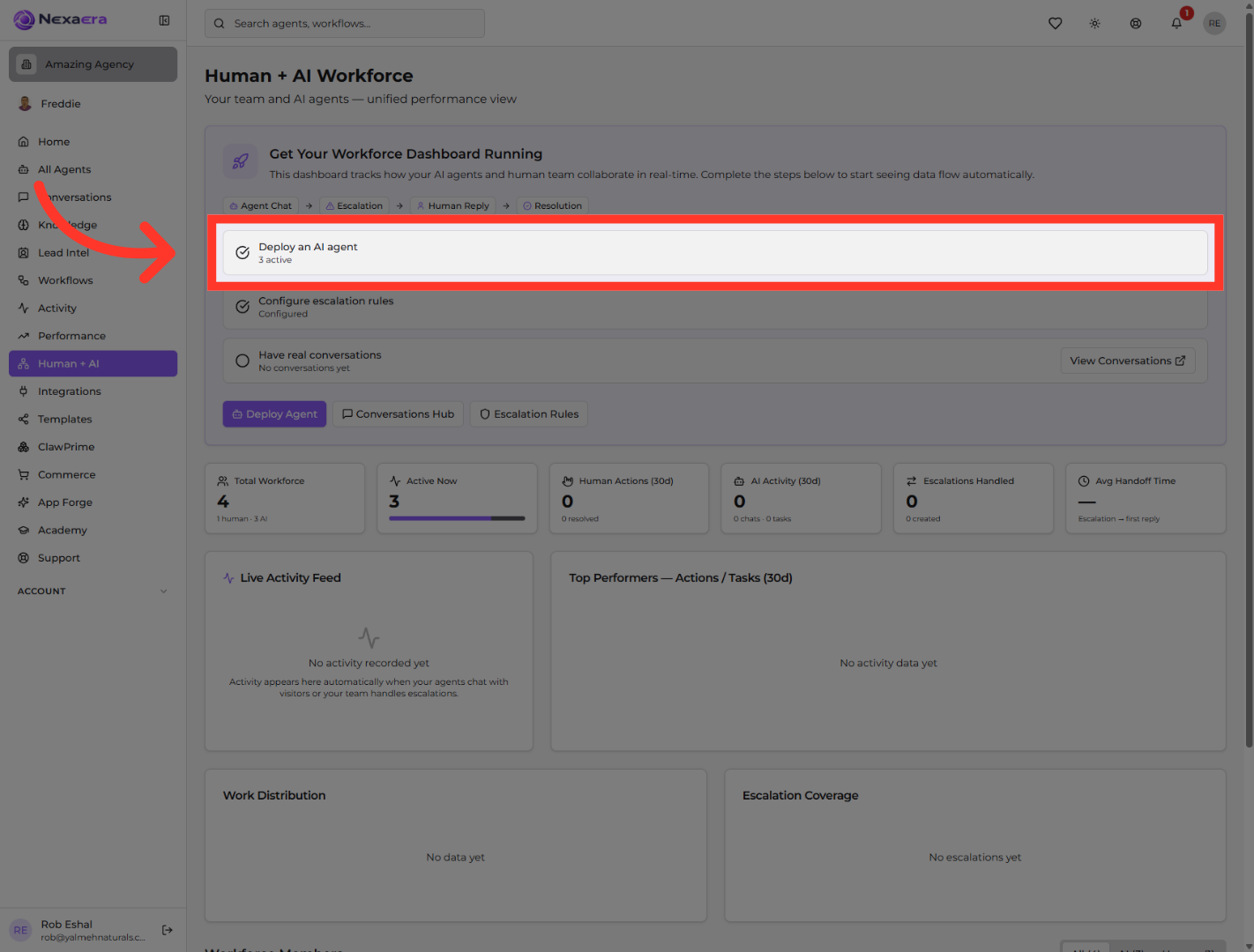 Deploy Active AI Agent