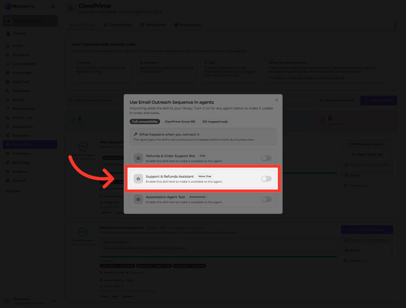 Enable Support Assistant