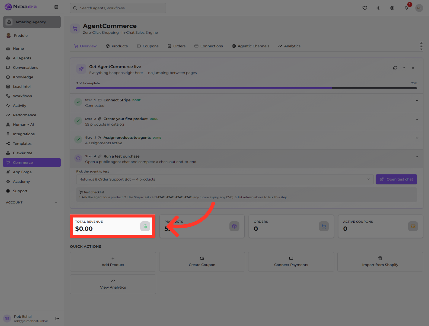 Check Total Revenue