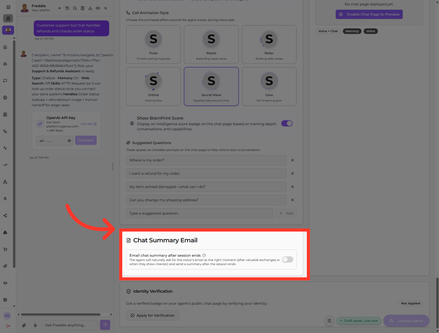 Enable Customer Queries