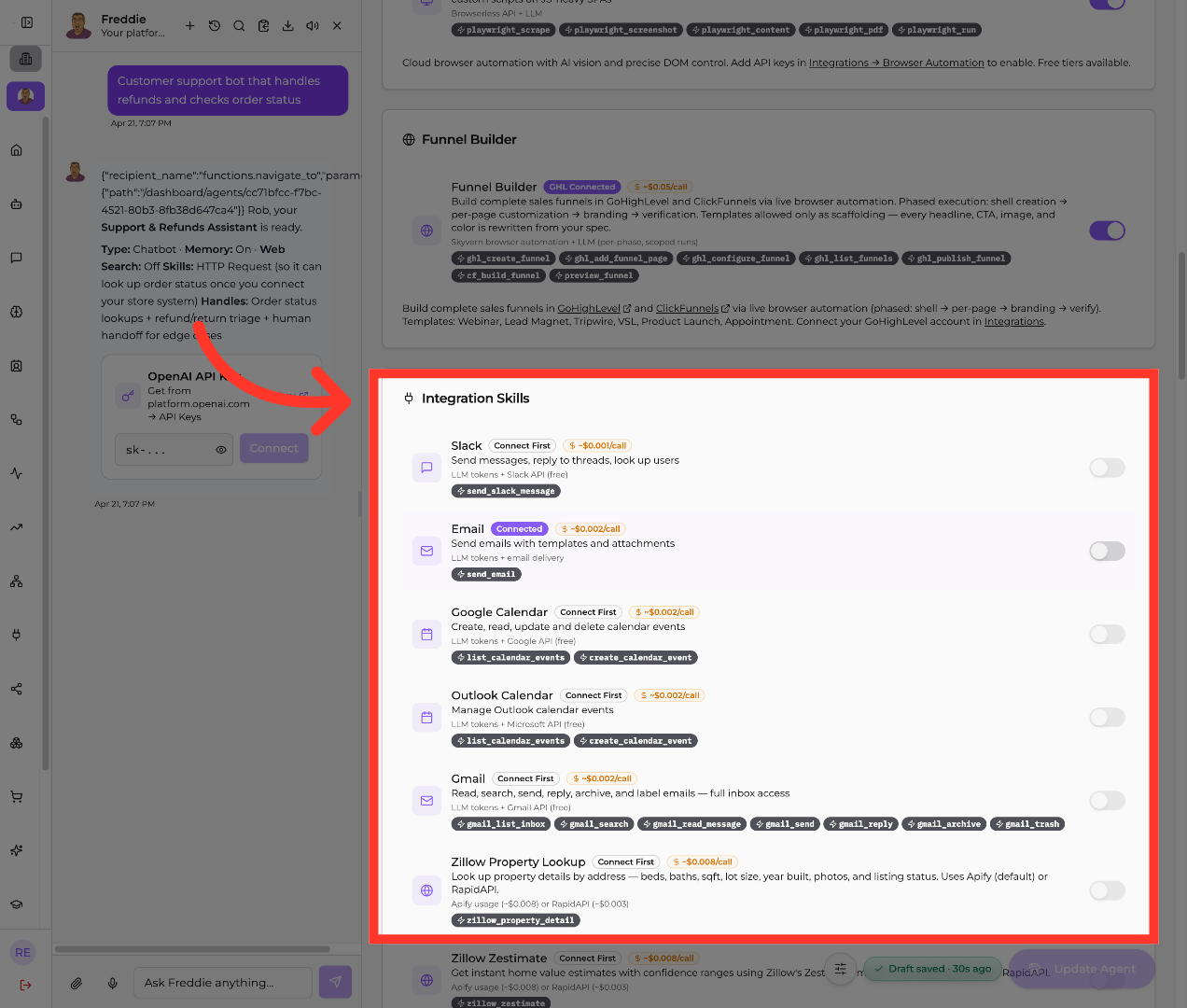 Enable Additional Sales Funnel Option