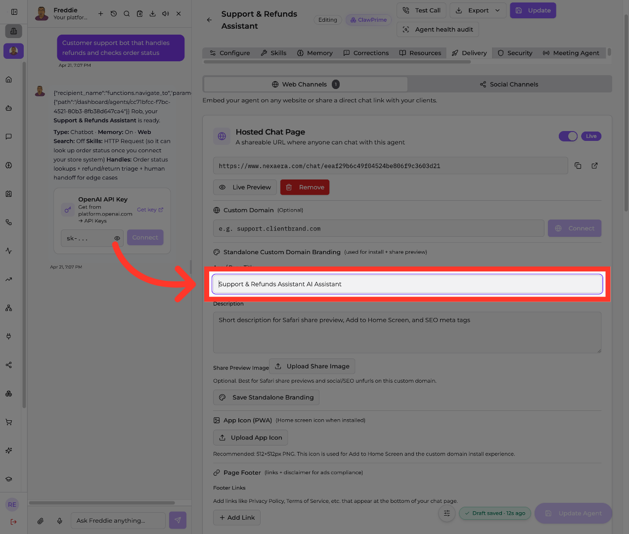 Choose AI Assistant Agent
