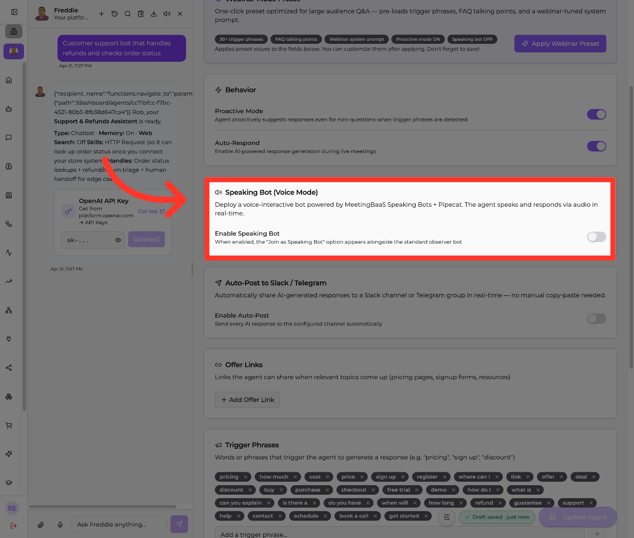 Enable Final Proactive Setting