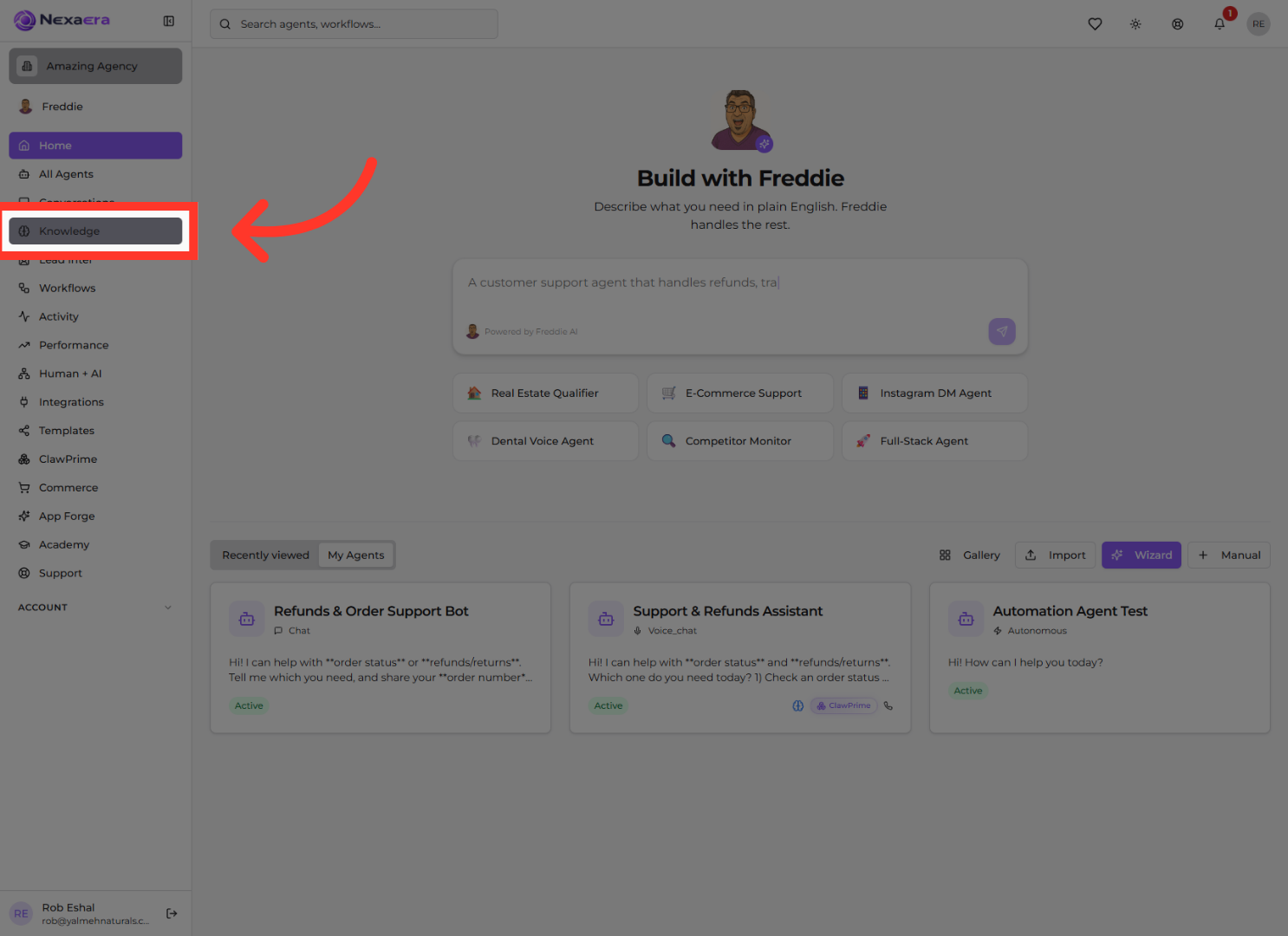 Access Knowledge Section