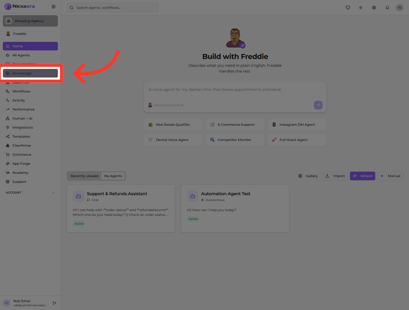 Access Knowledge Section