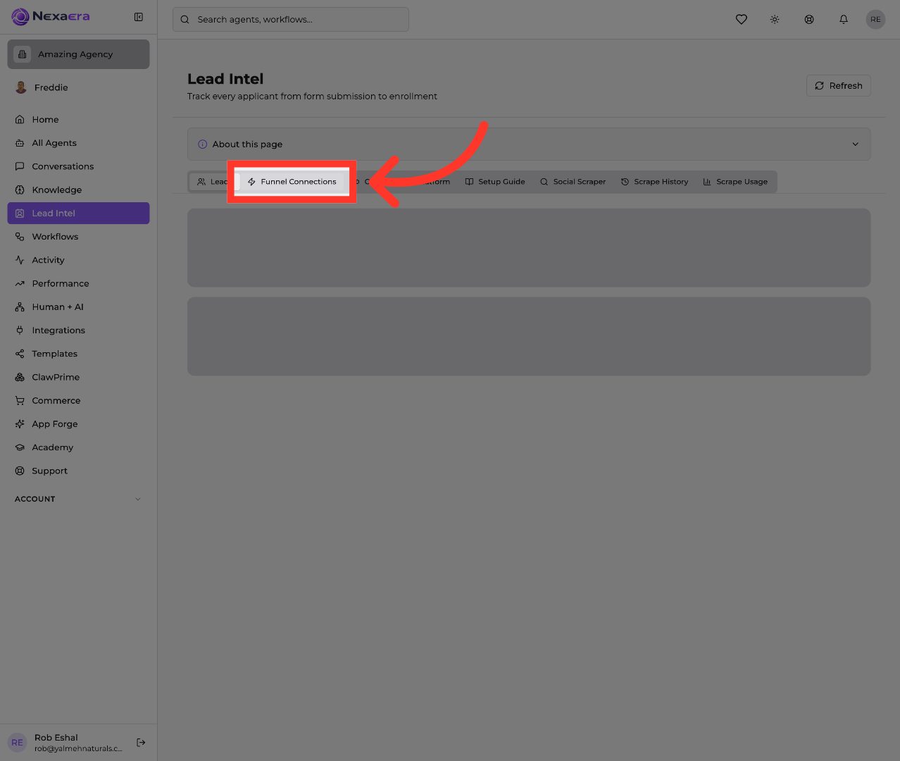 Open Funnel Connections