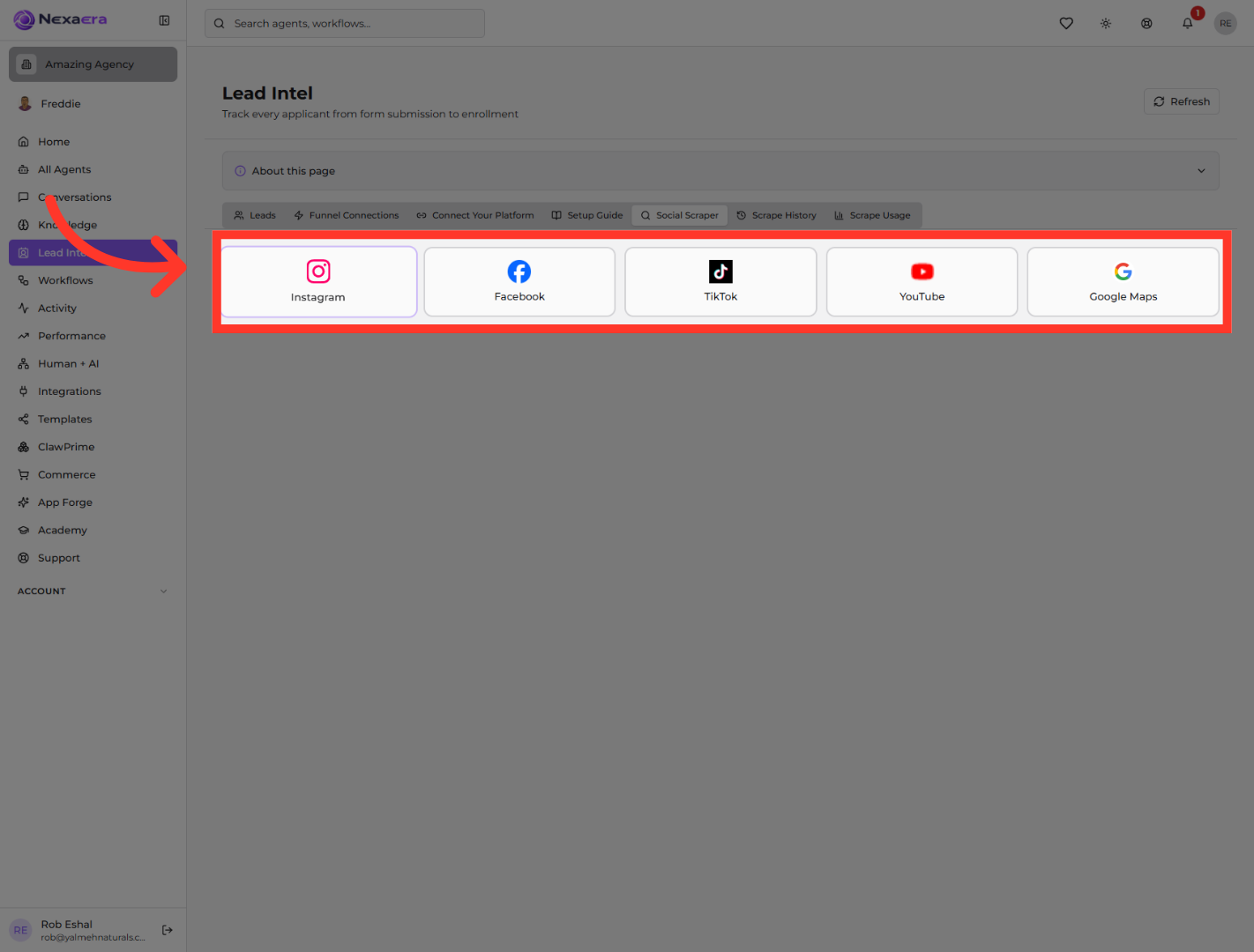 Select Instagram Platform