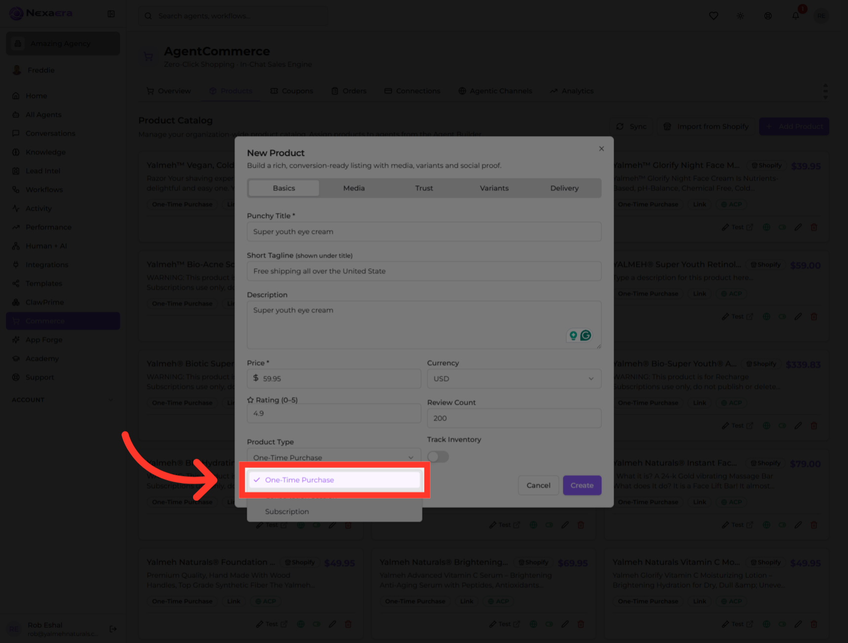 Select Purchase Type