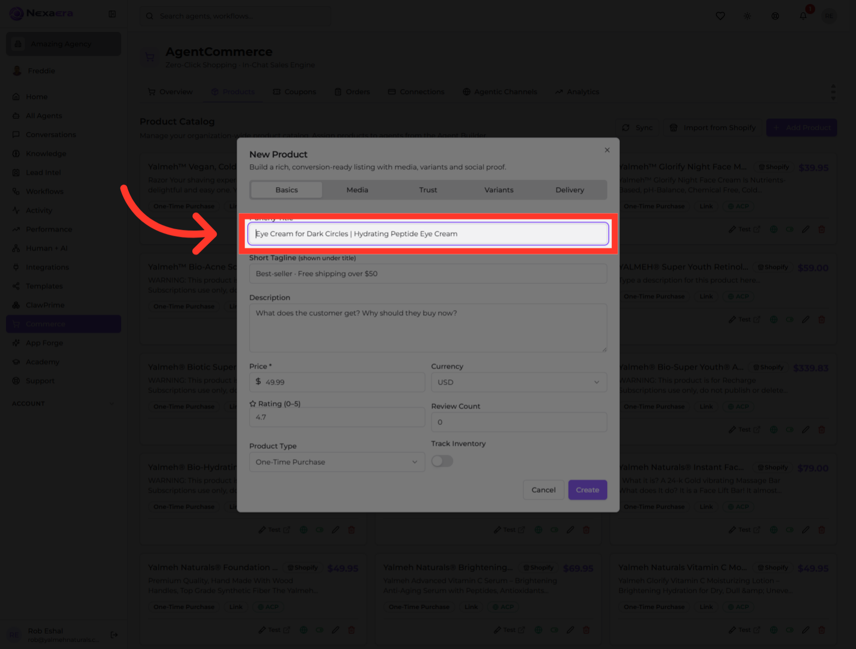 Enter Product Title