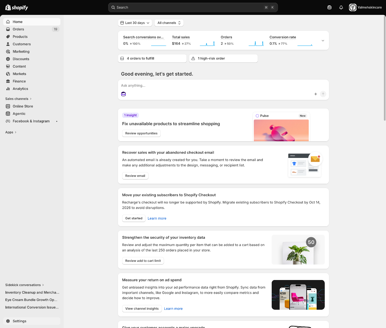 Navigate to Shopify Admin