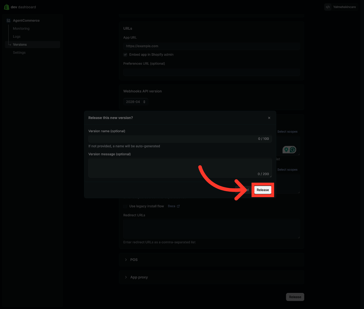 Confirm Release