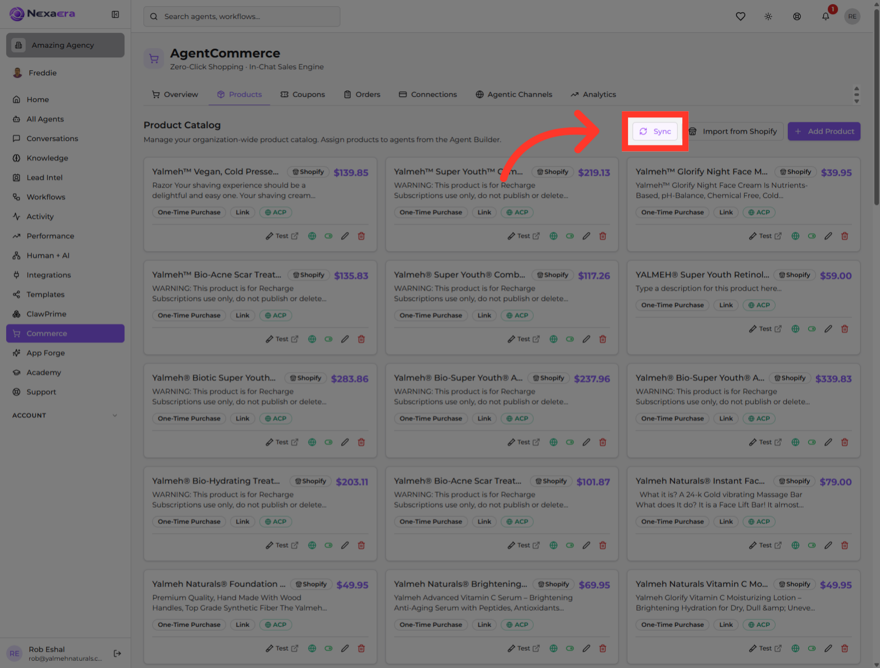 Synchronize Product Data
