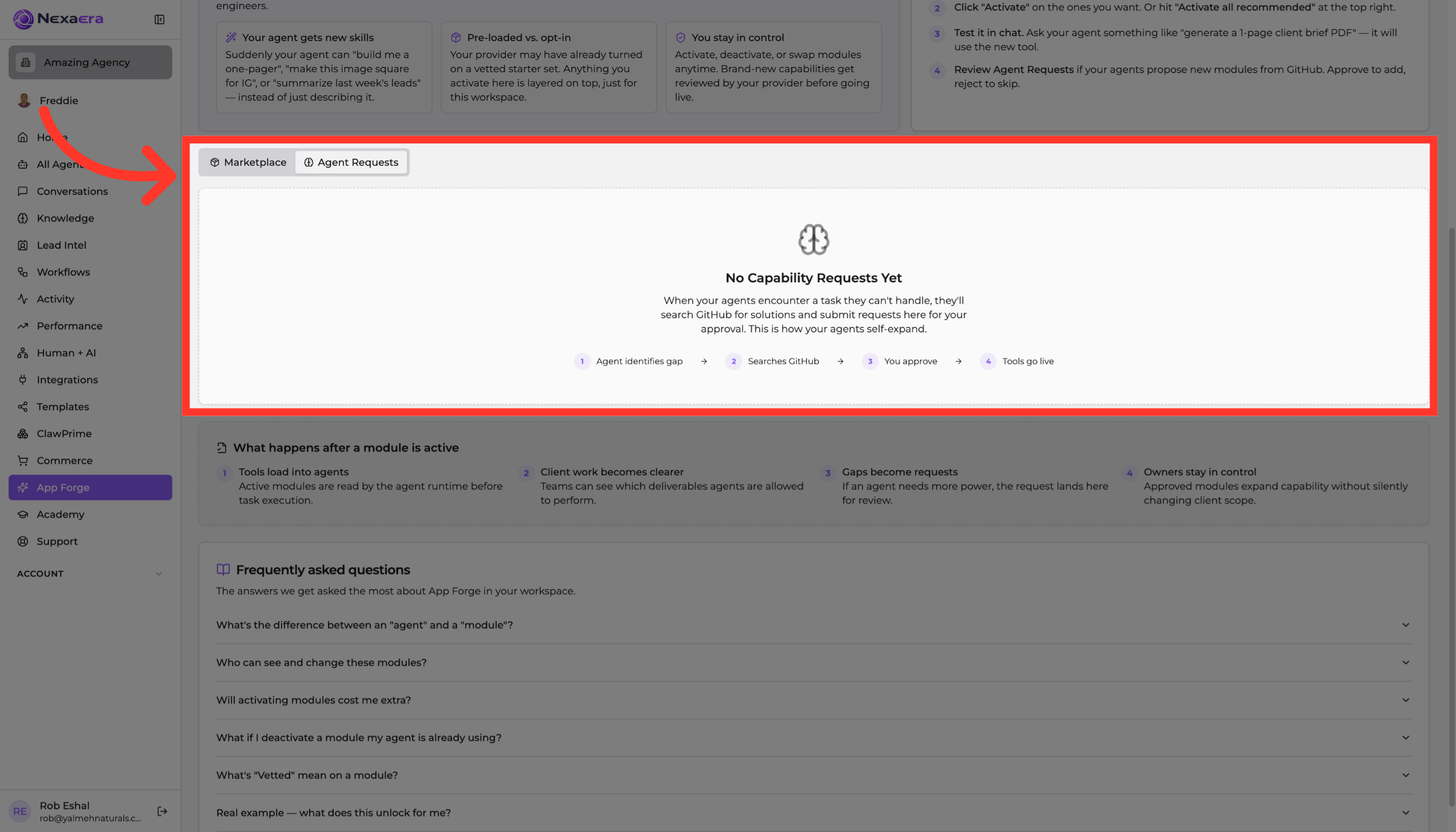 Confirm No Capability Requests