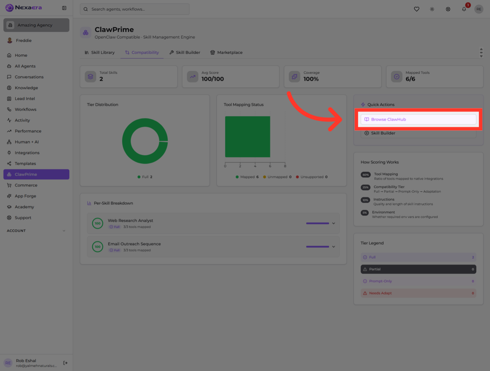 Browse ClawHub Marketplace