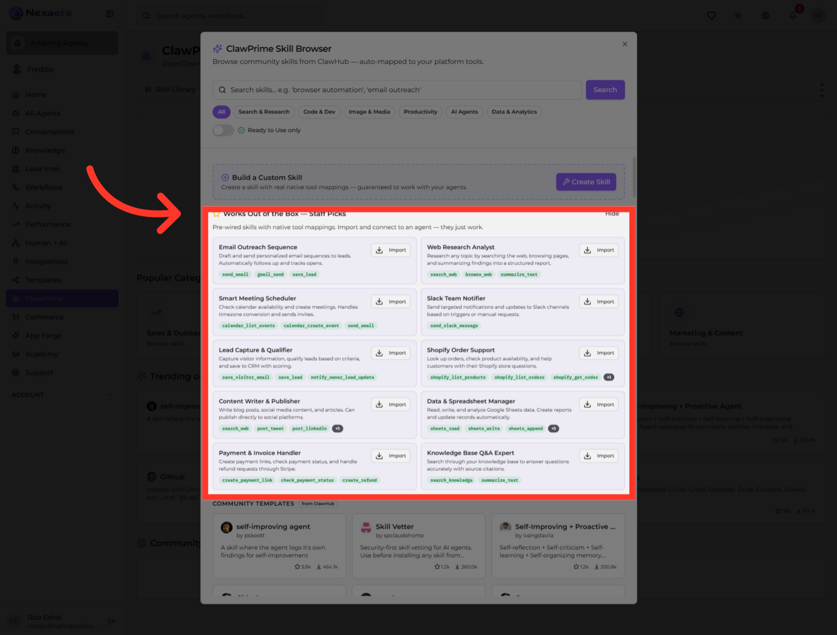 Explore Staff Picks Skills