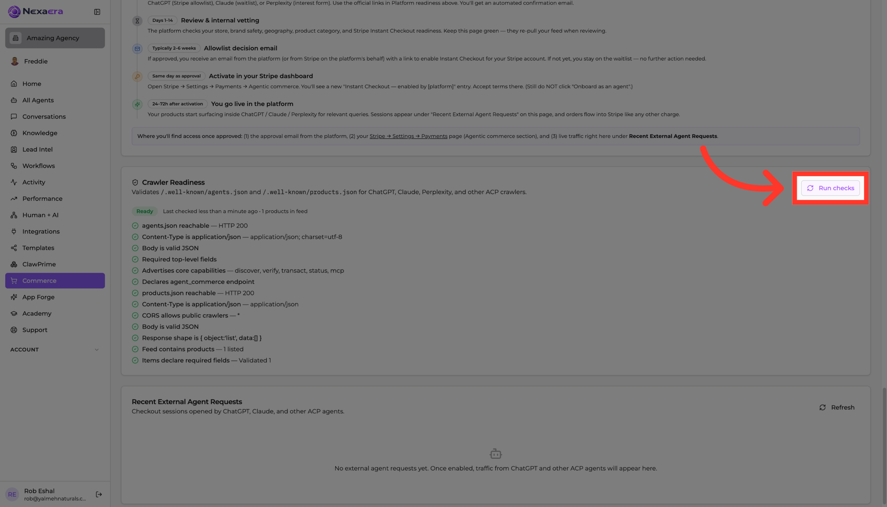 Run System Checks