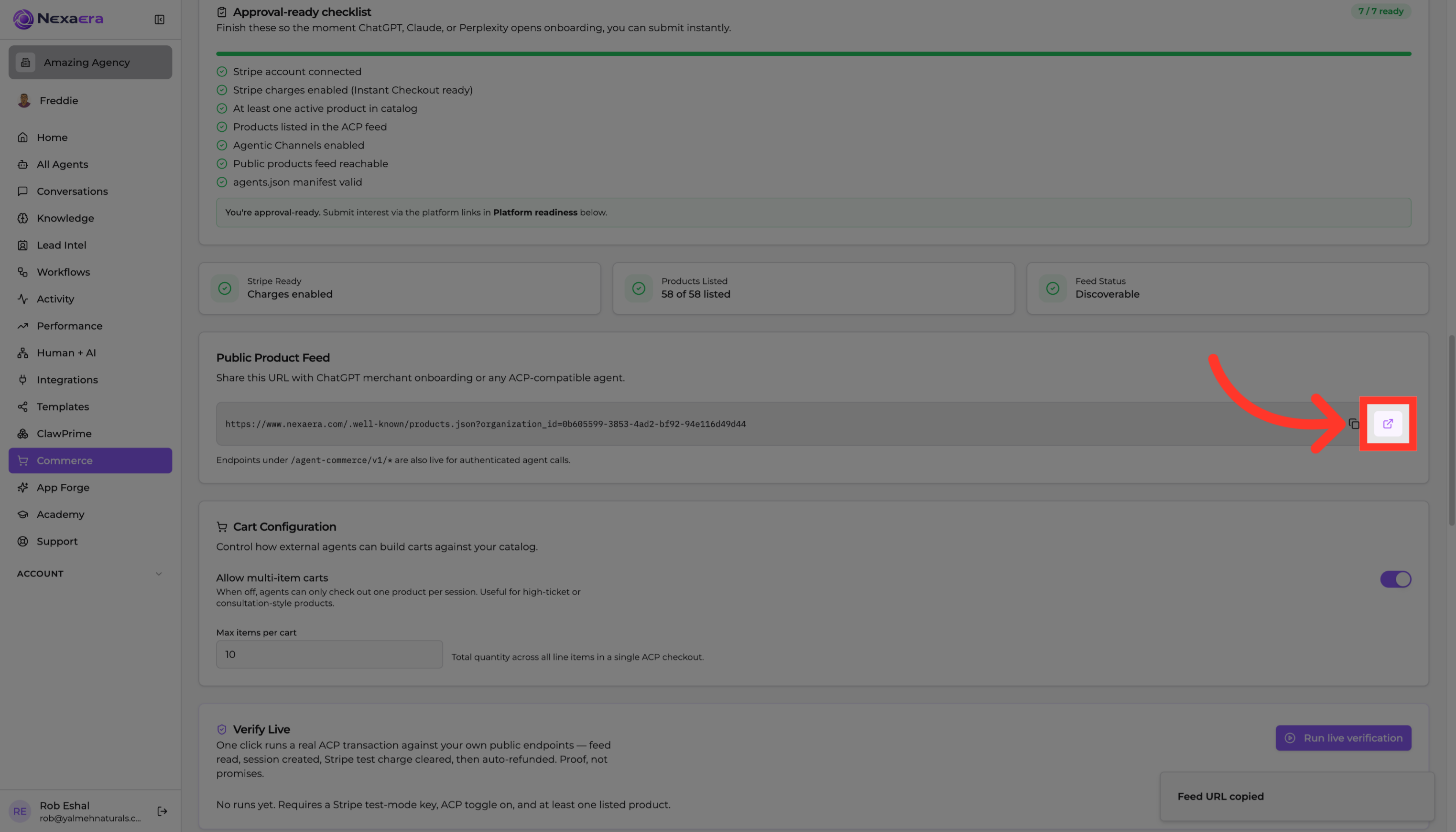 View Additional Feed Info