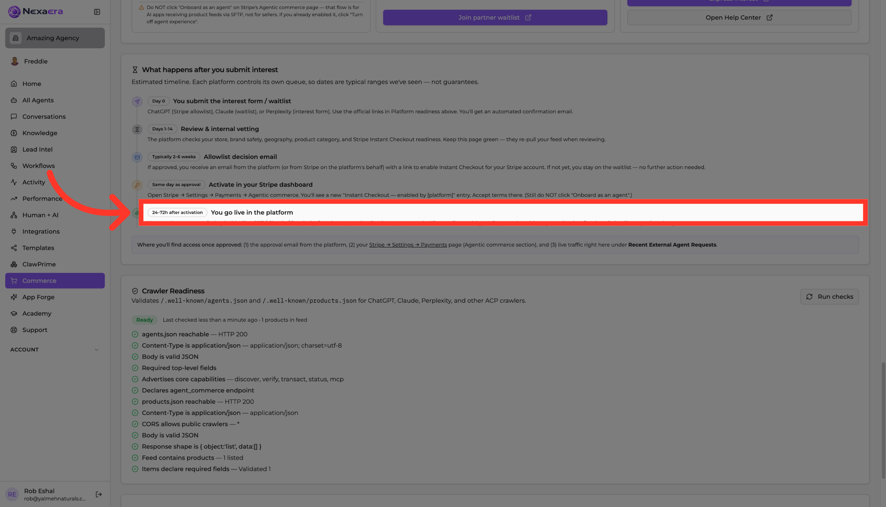 Note Activation Timeline