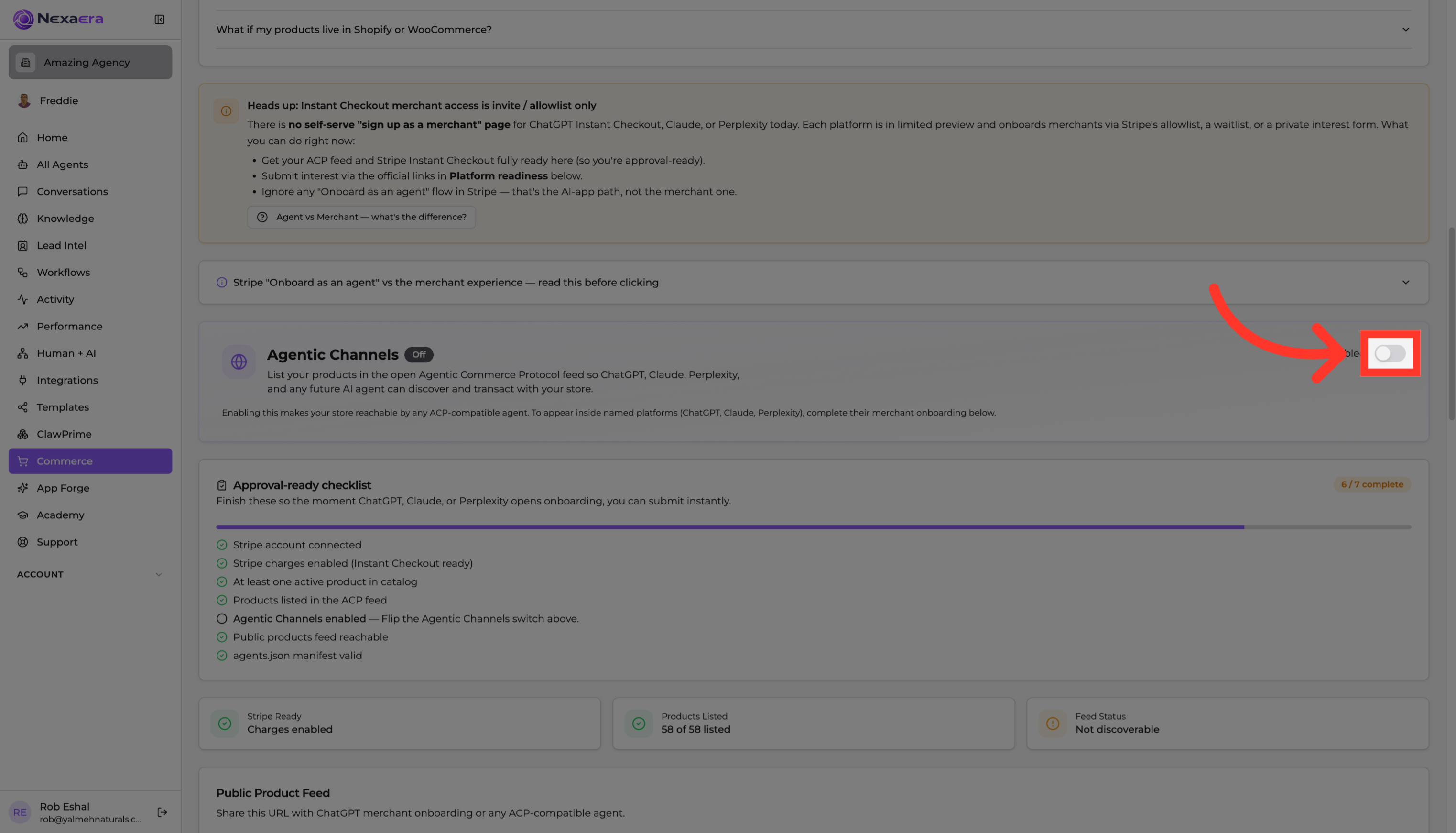 Turn On Agentic Channels